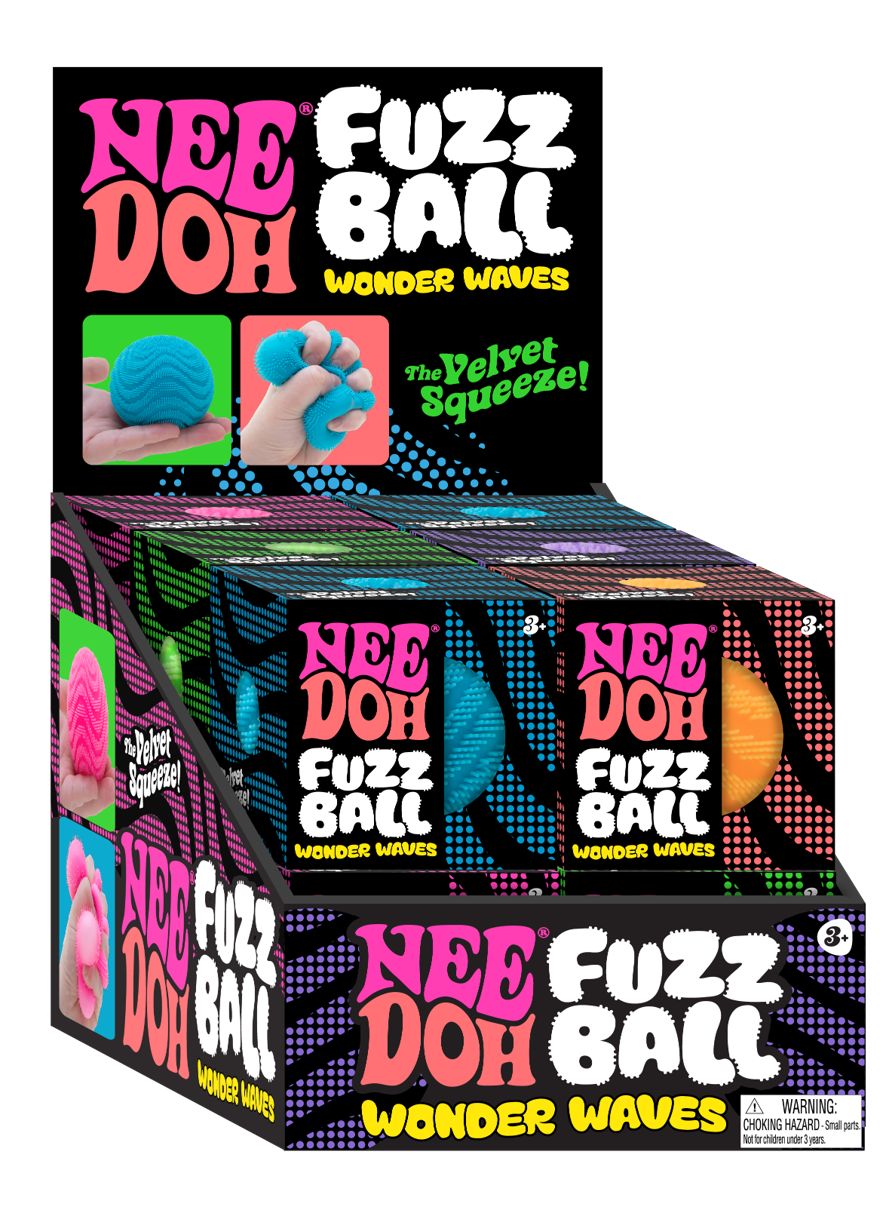 NeeDoh Fuzz Ball Wonder Waves – 5 varianter | Schylling Full View - Bamsedyra AS