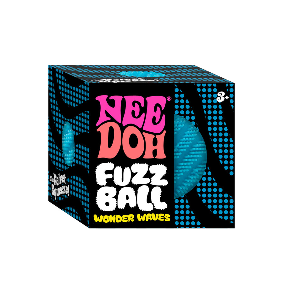 NeeDoh Fuzz Ball Wonder Waves – nærbilde av bølgemønster på overflaten