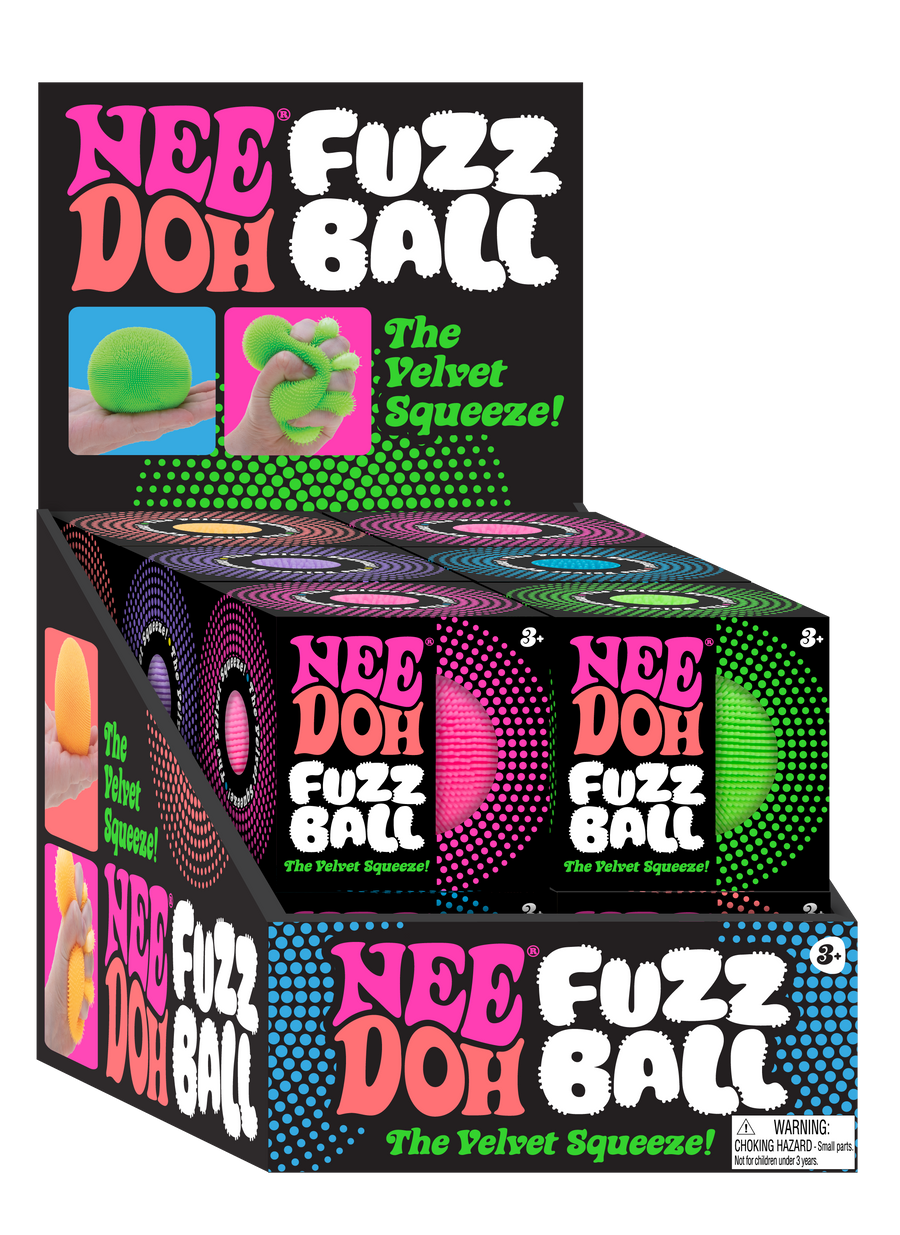 NeeDoh Fuzz Ball Classic – 5 varianter | Schylling Close Up - Bamsedyra AS