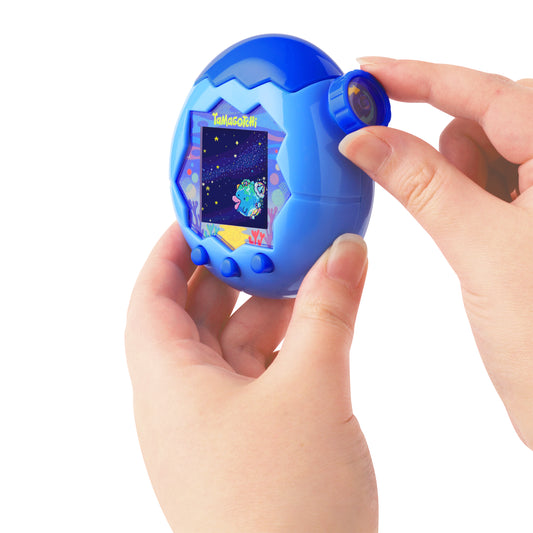 Tamagotchi Paradise Blue Water digitalt kjæledyr fra Bandai