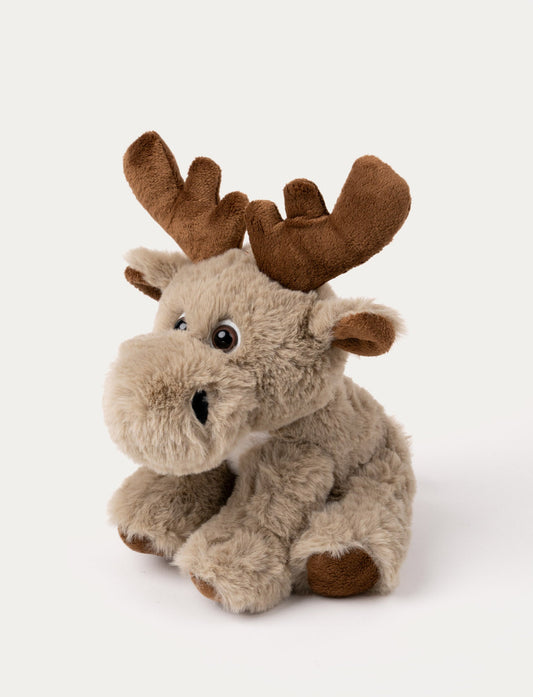 Dreamies elgbamse 19 cm fra Teddykompaniet – brun elg med mørke gevir