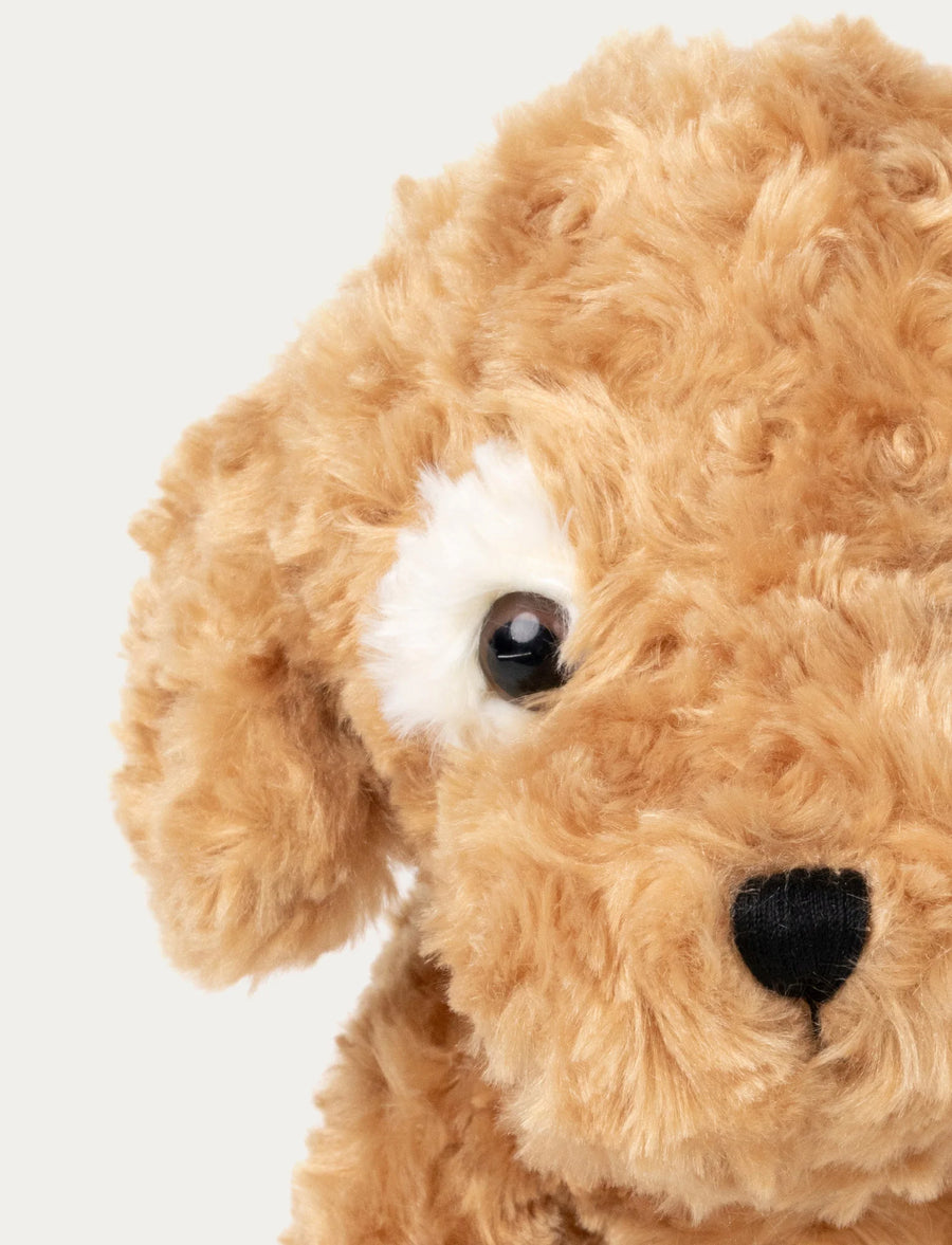 Teddykompaniet Vovve Hund Kosedyr Brun – bakvisning med rund og myk form
