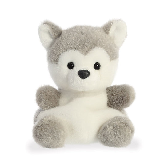 Palm Pals Busky Husky hundebamse fra Aurora, 13 cm