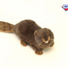 Hansa Creation Bever Kosedyr – naturtro brun bever plysj med bred flat hale og store framtenner