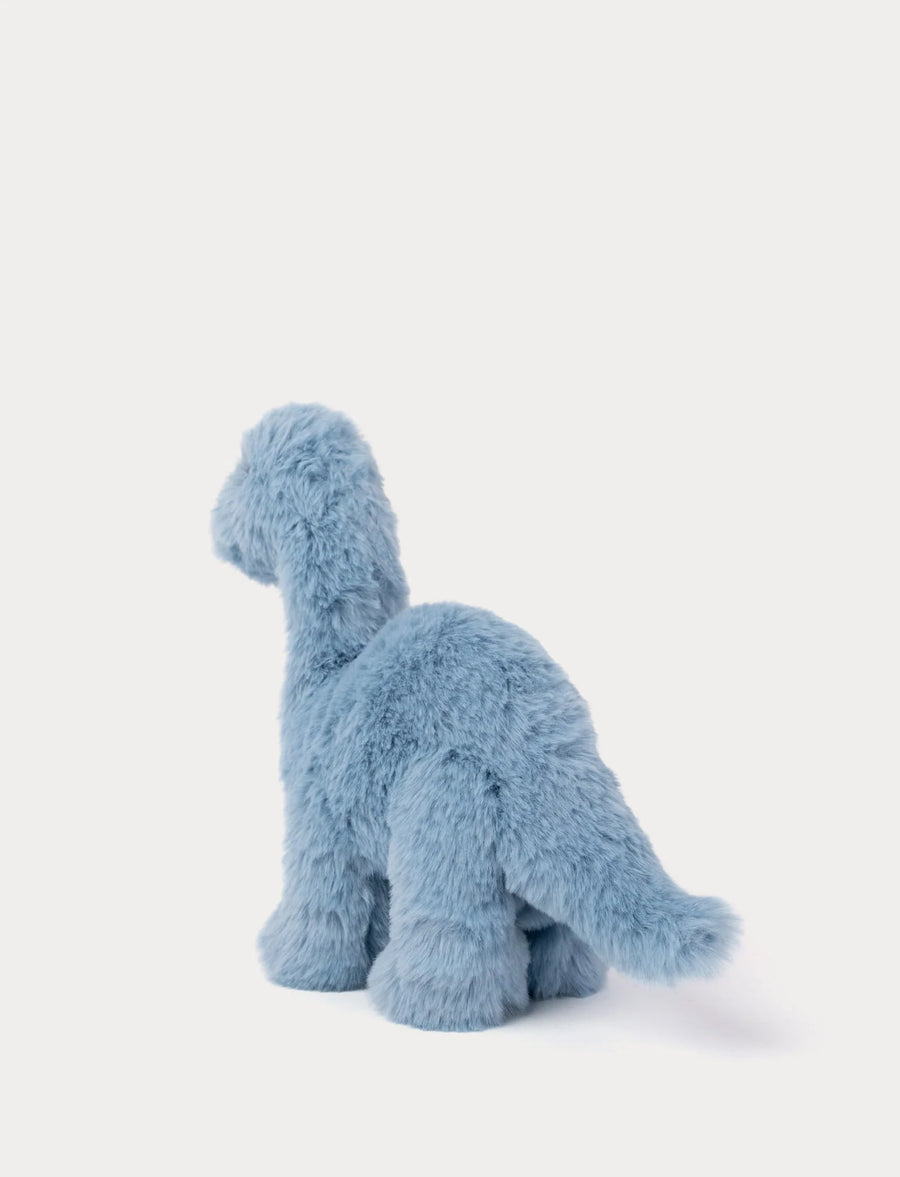 Brachiosaurus Dinosaur Bamse 25 cm – blå | Teddykompaniet Feature - Bamsedyra AS