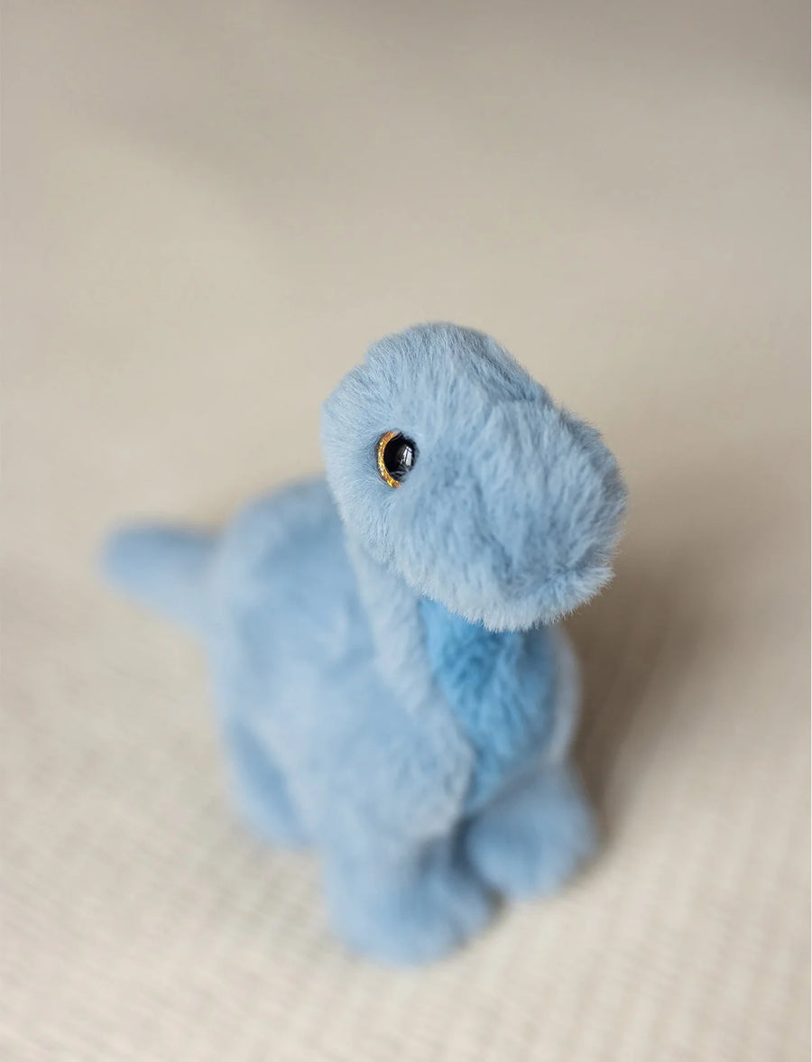 Blå Brachiosaurus dinosaurbamse 25 cm fra Teddykompaniet