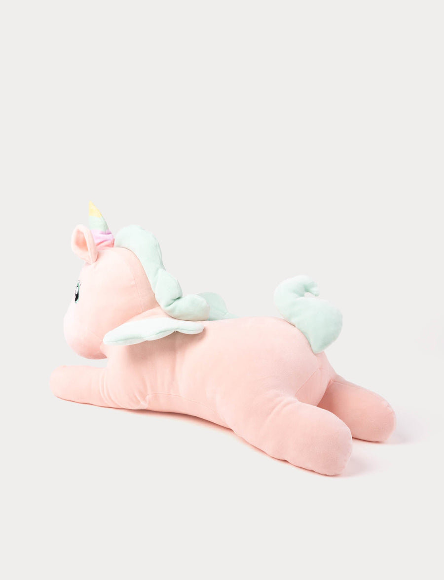 Enhjørning bamse rosa 52 cm