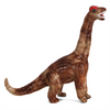 Living Nature Brachiosaurus Dinosaur Kosedyr – naturtro brachiosaurus med lang hals og realistisk brun plysj