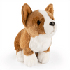 Living Nature Corgi Hundekosedyr – naturtro corgi med store ører, korte ben og oransje-hvit pels
