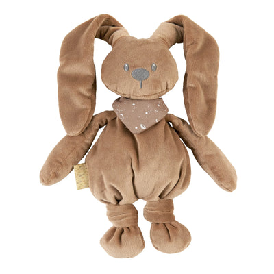 Nattou Lapidou Kanin Kosedyr – myk og trygg kanin babykosedyr i mocha, ca. 30 cm