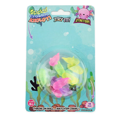Wall Crawler Axolotl – klissete axolotl-minifigur som kryper på veggen