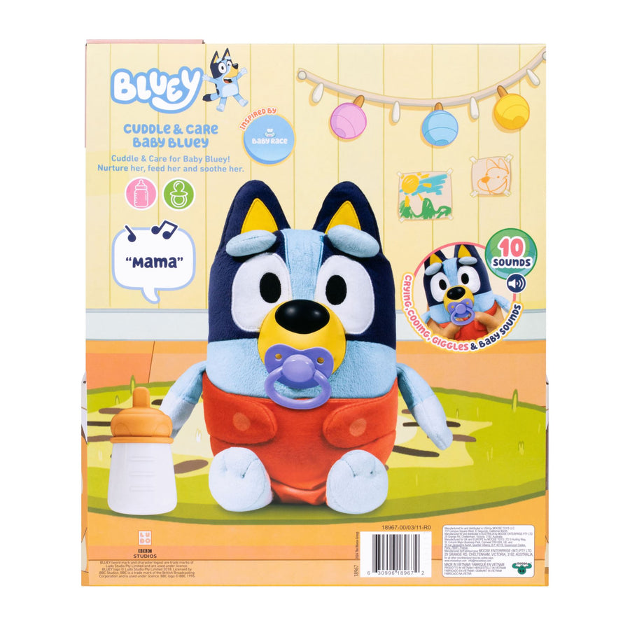 Bluey Baby bamse med lyd 25 cm Detail - Bamsedyra AS