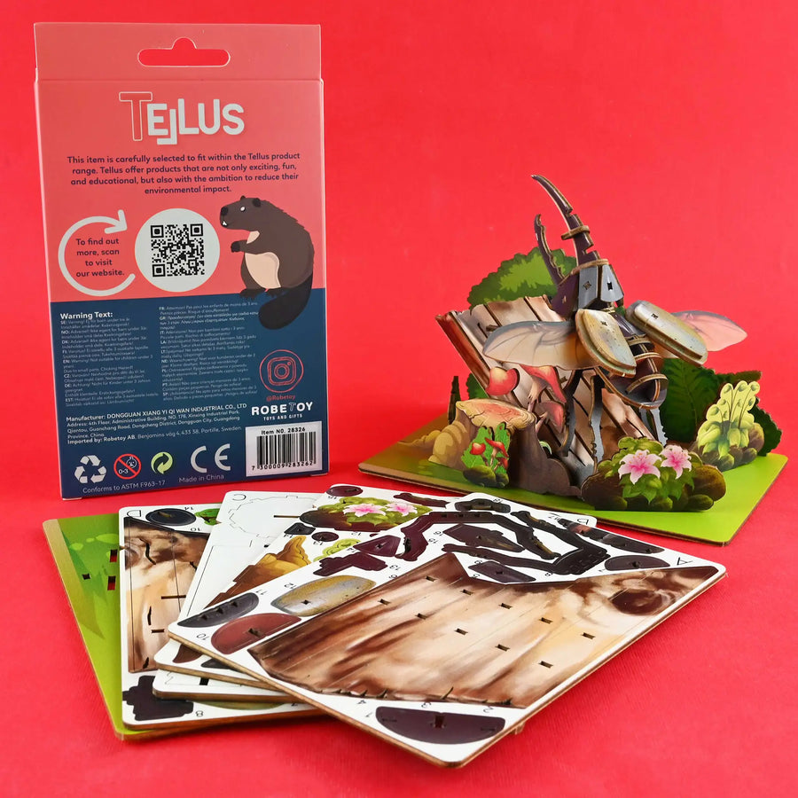 3D dyr & dinosaur puslespill – Eugy-alternativ | Velg variant Angle - Bamsedyra AS