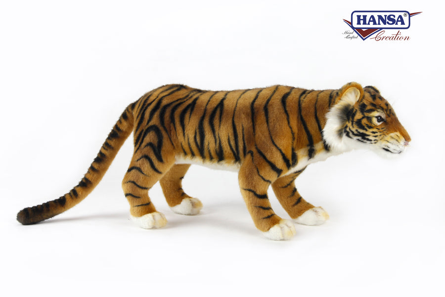 Hansa Creation | Tiger | Oransje/Sort | 44 cm - Bamsedyra AS