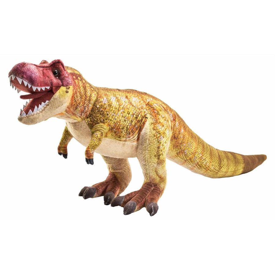 Wild Republic Tyrannosaurus Rex Dinosaur Kosedyr – sidevisning med karakteristiske korte armer og kraftige bein