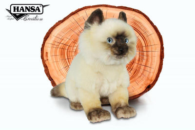 Hansa Creation | Ragdoll Cat Sitting | Hvit | 35 cm - Bamsedyra AS