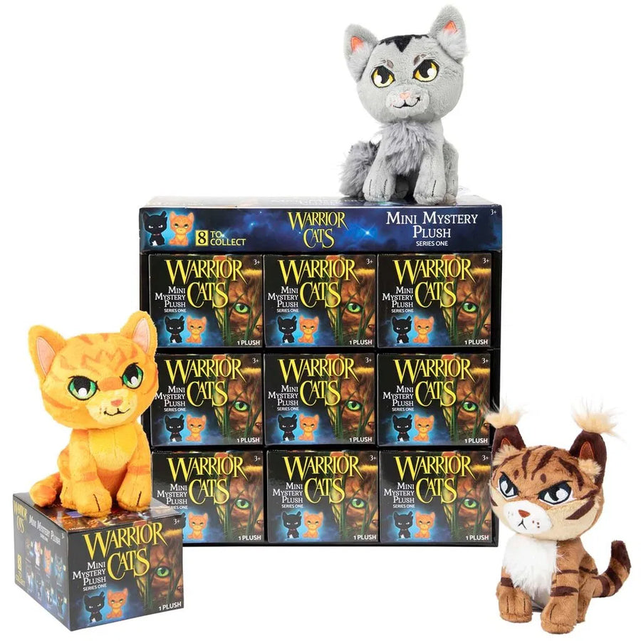 Warrior Cats | Mini Mystery Plush | Assortert | ca. 15 cm Close Up - Bamsedyra AS