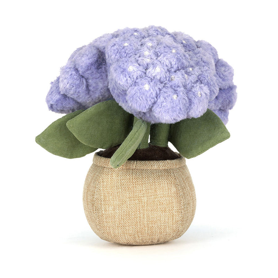 Jellycat | Amuseables Hydrangea | Lilla/Grønn | ca. 25 cm Detail - Bamsedyra AS