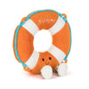 Jellycat Amuseables Life Ring – rødt og hvitt redningsbelte-kosedyr med smil, 33 cm