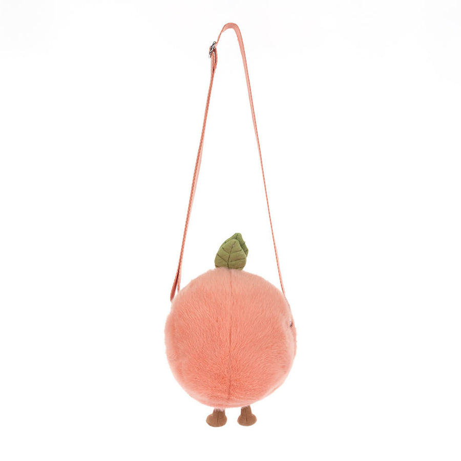 Jellycat | Amuseables Peach Shoulder Bag | Fersken | ca. 20 cm Feature - Bamsedyra AS