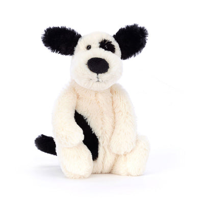 Bashful Black & Cream Puppy | Jellycat - Bamsedyra AS