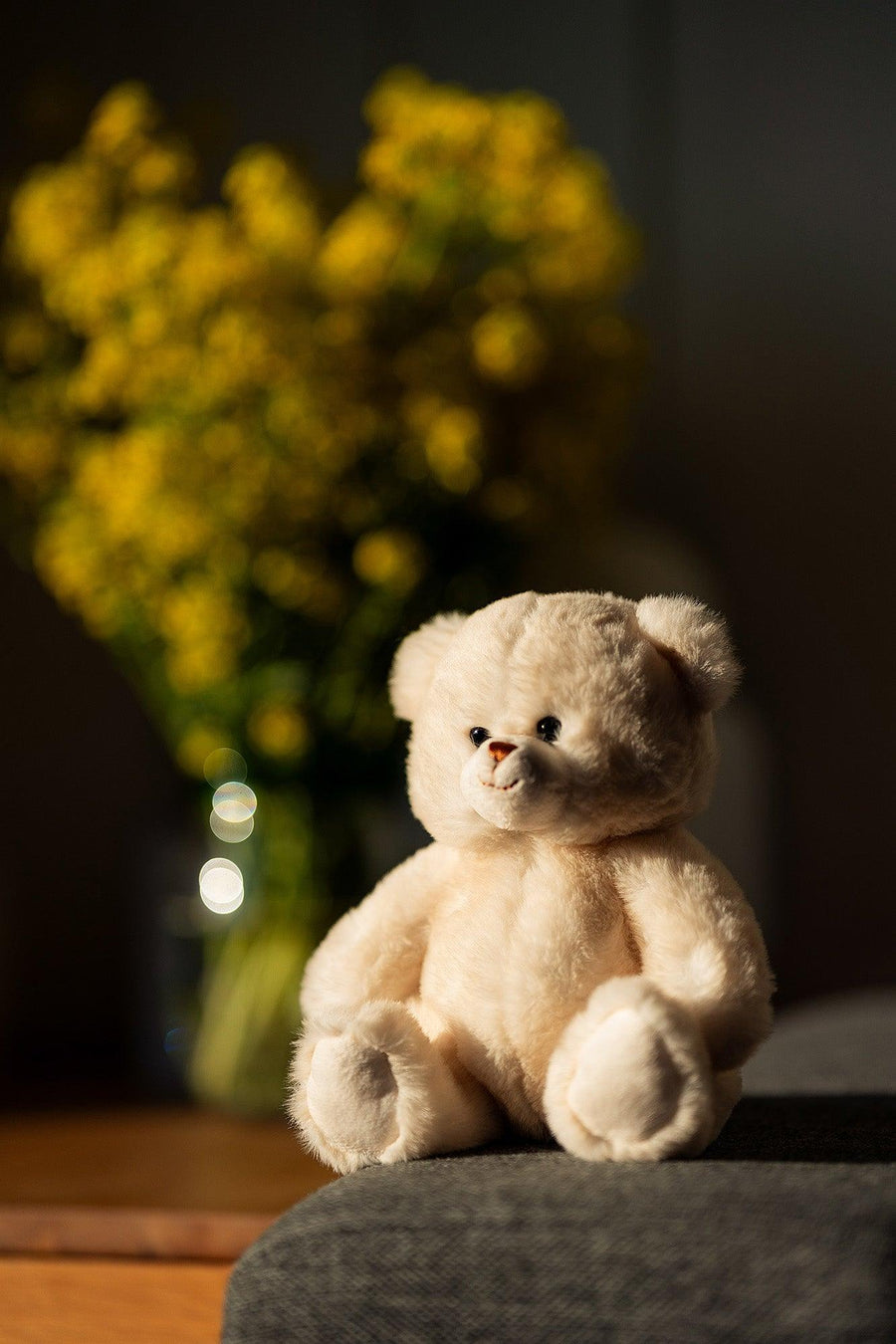 Hilda Rulle Teddybamse – sidevisning av klassisk teddybjørn