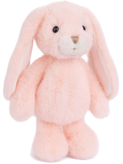 Bukowski Design Jumpy Bunny Kosedyr – myk kaninbamse i ferskenfarget plysj, 30 cm