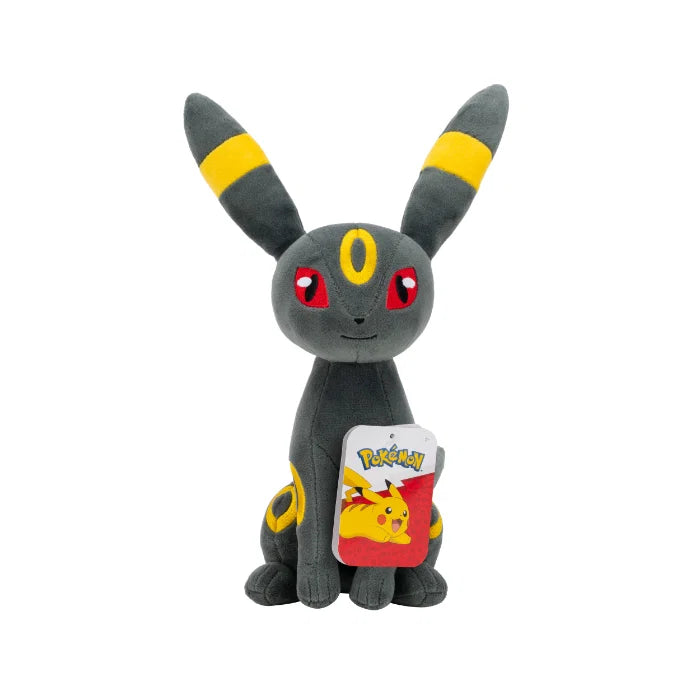 Umbreon Pokémon kosedyr detalj – nærbilde av gule øyne og sort pels med gule ring-detaljer