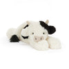 Jellycat | Smudge Cow Original | Brun/Hvit | Medium - Bamsedyra AS