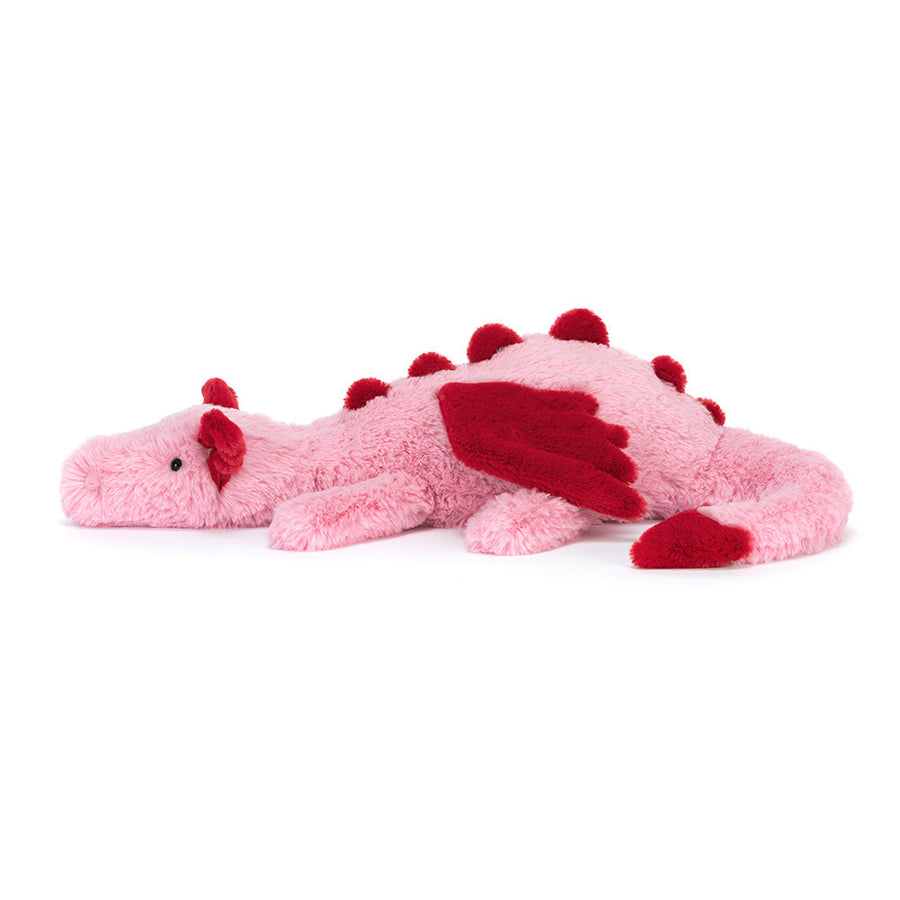 Heart Dragon | Jellycat Back View - Bamsedyra AS