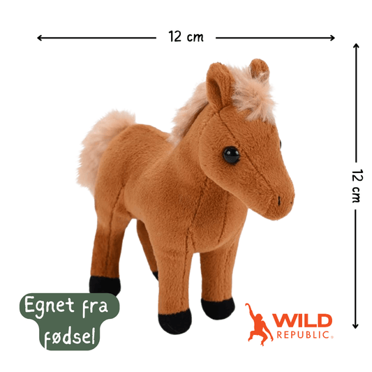 Wild Republic Pocketkins Eco Bondegårdsdyr Bamser – samling av miniatyr-bondegårdsdyr i myk plysj, 5 cm
