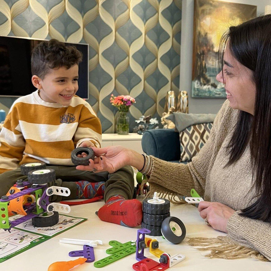 Byggesett Trehjulssykkel – Build Technic (18 deler) - Bamsedyra AS