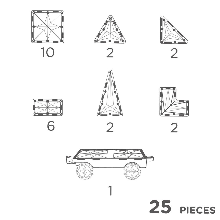 Cleverclixx Wheels Pack Intense – 25 Pieces - Bamsedyra AS