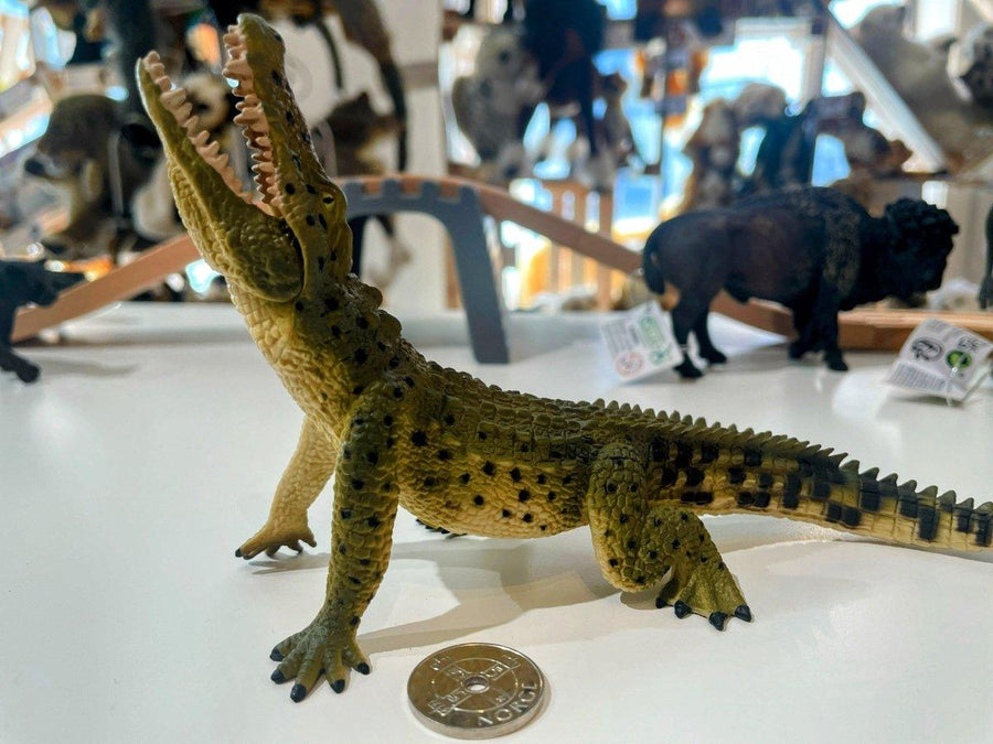 CollectA Krokodillefigur – sidevisning av naturtro krokodille