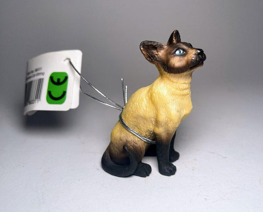 CollectA Siamesisk Katt Figur – naturtro siamesisk katte-figur med lys pels