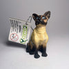 CollectA Siamesisk Katt Figur – naturtro siamesisk katte-figur med lys pels