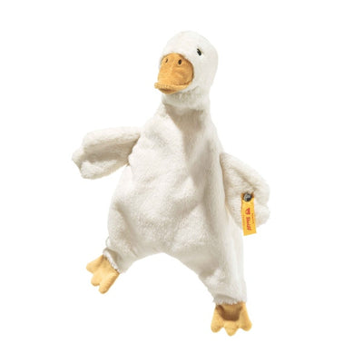Steiff Gilda Gås Trøstebamse – baby trøstebamse i hvit gåse-design, 28 cm