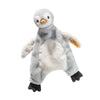 Steiff Lio Pingvin Trøstebamse – baby trøstebamse i lysegrå pingvin-design, 26 cm