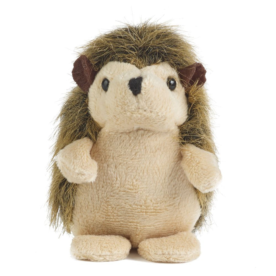 Living Nature Mini Ugle Kosedyr – naturtro miniatyr-ugle med brun og hvit plysj og runde øyne, 10 cm