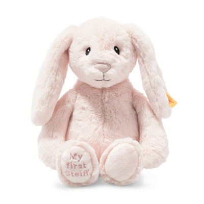 Steiff My First Hoppie Kanin – babybamse-kanin i rosa ekstra myk plysj for babyer, 26 cm