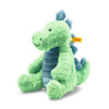 Steiff Spott Stegosaurus Kosedyr – morsom myk plysjet stegosaurus i lysegrønn farge, 28 cm