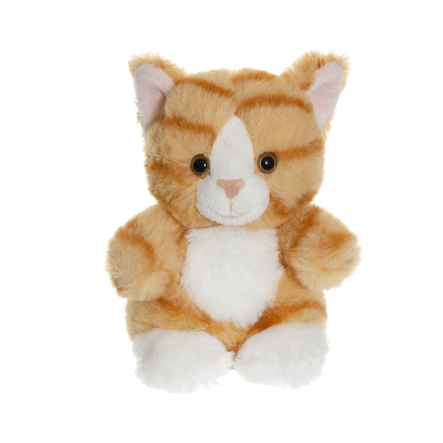 Teddy Cats kosekatt - oransje stripet, 12 cm, Teddykompaniet