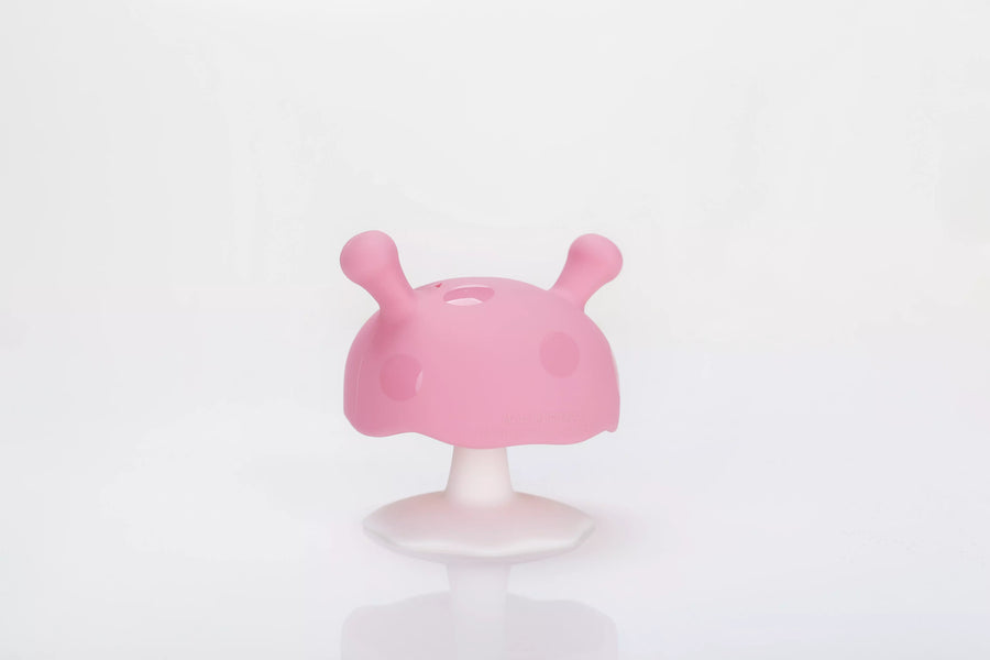 Mombella Mushroom biteleke rosa Back View - Bamsedyra AS