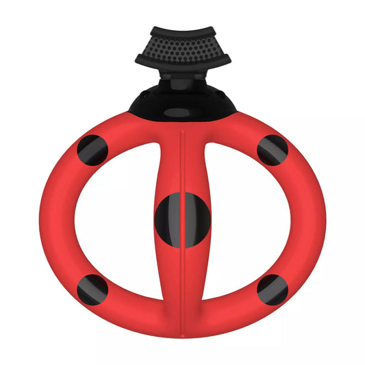 Mombella Ladybug Tannbørste og Biteleke – U-formet silikon-biteleke for baby (3–8 måned)