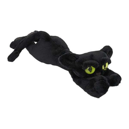 Manhattan Toy Ziggie Lanky Katt Kosedyr – lang og smal svart kattekosedyr, 36 cm