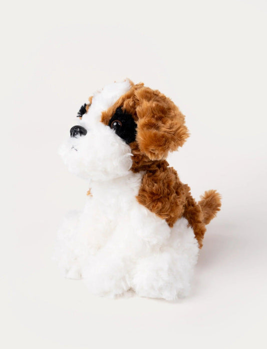 Teddykompaniet Teddy Dogs Hvit Hund Kosedyr – myk hvit hundebamse med trygt og vennlig uttrykk