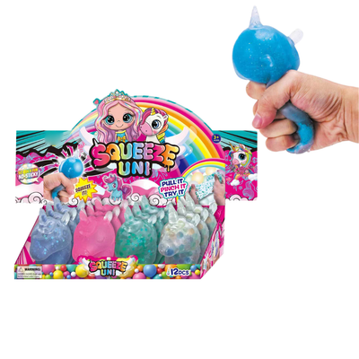 Squeeze Unicorn Pull & Pinch | Fidgetleke | Assortert | 1 stk - Bamsedyra AS