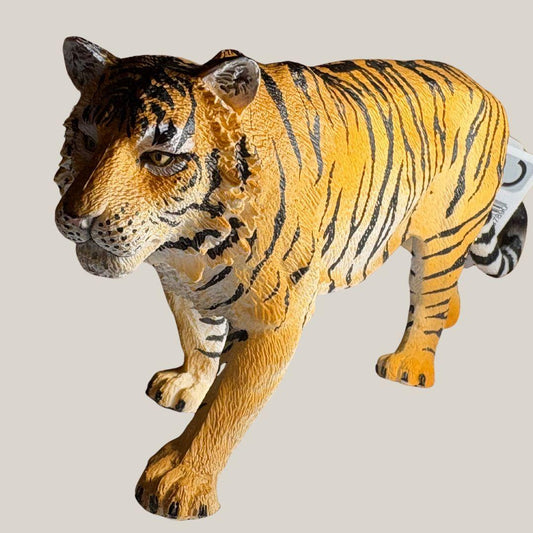 CollectA Tiger Figur (Ekstra Stor) – naturtro tiger med oransje og sort stripet pels