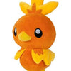 Pokémon Torchic plysj kosedyr 20 cm – oransje kylling-Pokémon med gult nebb, rund kropp og liten trekant-kamm