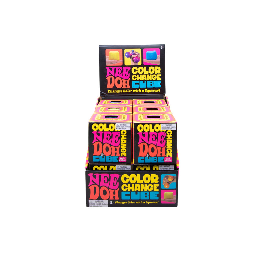 NeeDoh | Color Change Cube | 3 Asst. Angle - Bamsedyra AS